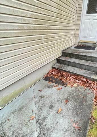 PolyLevel and NexusPro Installation in Shoreham, NY - Before Photo