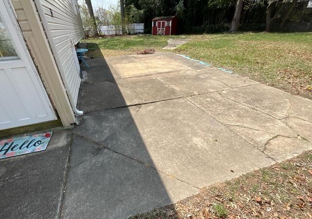 PolyLevel, NexusPro, and DecoShield Installation in Dix Hills, NY - Before Photo