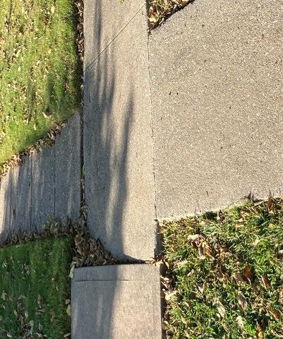 Concrete Repair in Bethpage, NY - Before Photo