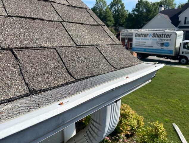 Replacement Gutter System in Grayson, GA - Before Photo