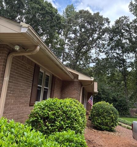 Gutter Shutter Gutter Protection Installation Newnan, GA - Before Photo