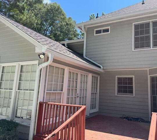 Gutter Shutter System Installation in Fayetteville, GA | Gutter Replacement - After Photo