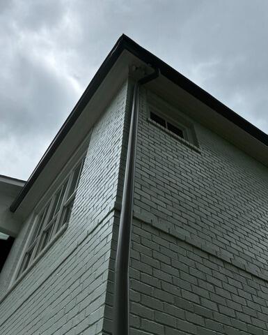 Chastain Park Gutter Replacement and Repair | Open K-Style Gutter System - Before Photo