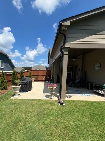 Cumming, GA Gutter and Downspout Extension Installation - Before Photo
