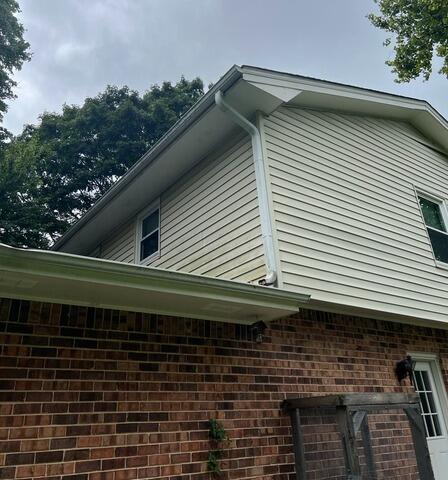 Tucker, GA Gutter Shutter Installation | Gutter Experts - Before Photo
