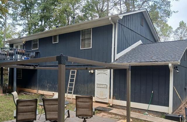 Lithonia, GA Gutter Shutter Installation | Gutter Replacement - Before Photo