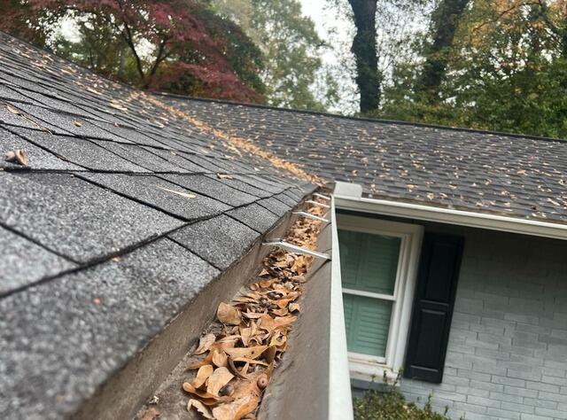 RainDrop Gutter Protection | Gutter Installation in Chamblee, GA - Before Photo