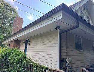 Flower Branch, GA Storm Damage Gutter Shutter Installation