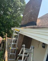 Flower Branch, GA Storm Damage Gutter Shutter Installation