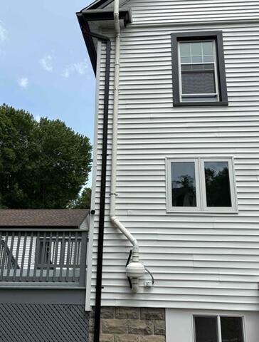 Radon Mitigation in Historic Torrington Home - After Photo