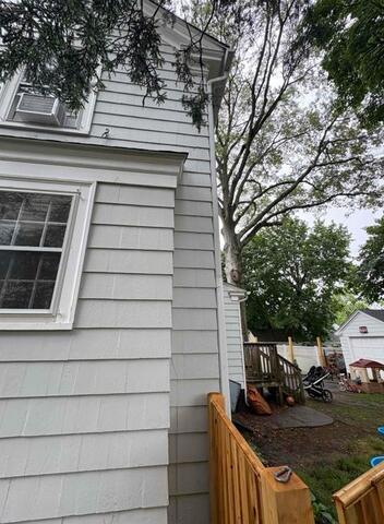 Efficient One-Pipe Radon Mitigation in 1920 Hamden Colonial - Before Photo