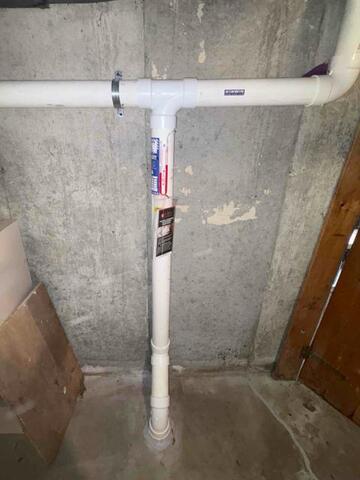 Before & After: Radon System Installed in Basement with Crawl Space - After Photo