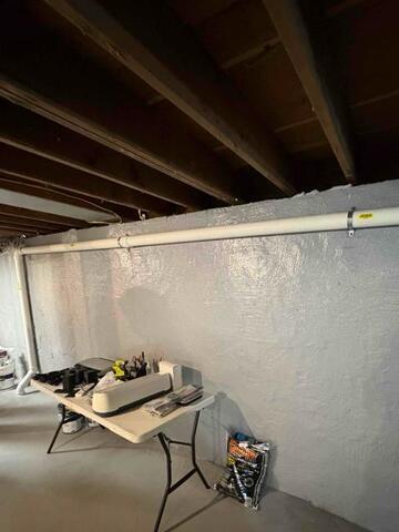 Radon Mitigation System in Naugatuck CT - After Photo