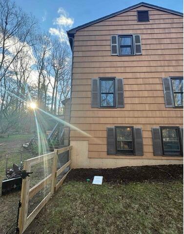 One-Pipe Radon Mitigation System Planned for Trumbull Home - Before Photo