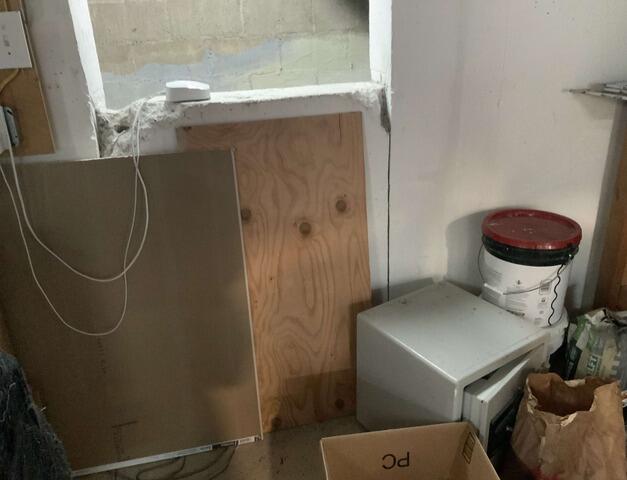 Two-Point Radon Mitigation System Planned for Lakeville Colonial Home - Before Photo
