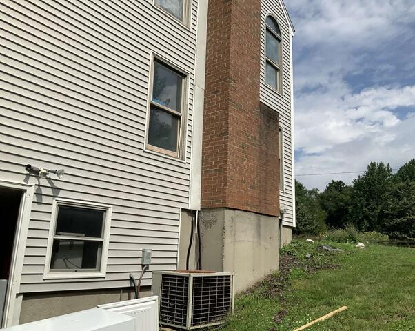One-Point Radon Mitigation System Planned for Northfield Home - Before Photo