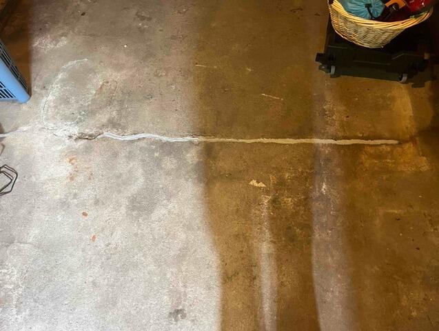 One-Point Radon Mitigation System Planned for East Canaan Home - After Photo