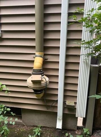 Radon System Service in Falls Village - Before Photo