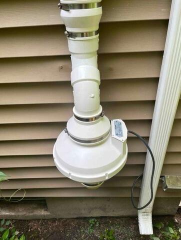 Radon System Service in Falls Village - After Photo