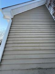 Two-Pipe Radon Mitigation System Installed in New Fairfield Colonial Home ( Exterior)