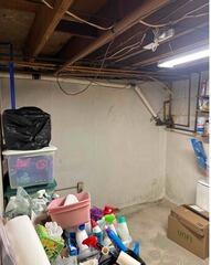 Two-Pipe Radon Mitigation System Installed in Guilford Split-Level Home (Basement Foundation Area)