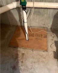 Two-Point Radon Mitigation System Planned for Sharon Home (Exterior System)