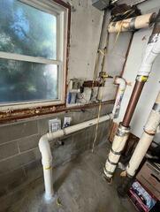 One-Point Radon Mitigation System Planned for Cornwall Bridge Home Interior