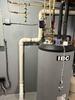 Two-Pipe Radon Mitigation System Installed in Branford Home Mechanical Room