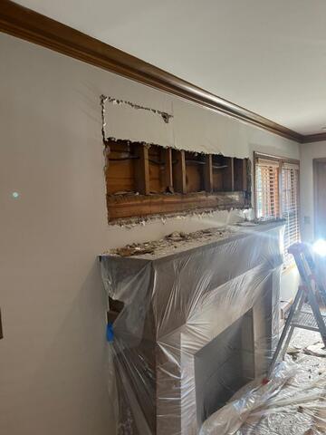 Plaster repair in Westwood, Kansas