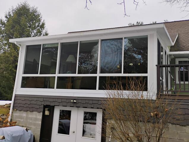 Sunroom replacement in Mechanicville - Before Photo