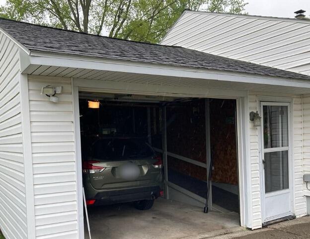 Gutter Shutter Installation in Utica, NY - Before Photo