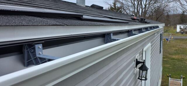 Gutter Installation in Liverpool, NY - Before Photo