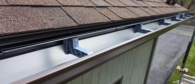 Gutter Cover Installation in Syracuse, NY - Before Photo