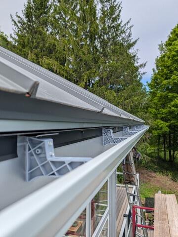 Gutter Cover Installation in Liverpool, NY - Before Photo