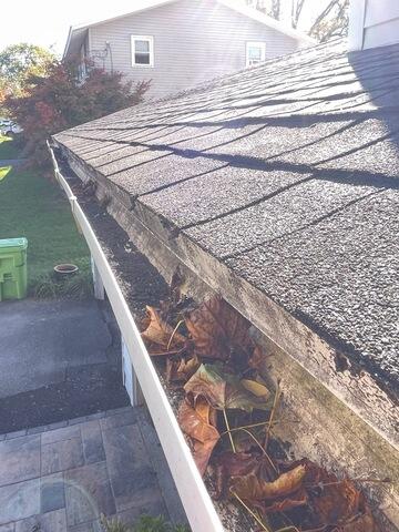 Gutter Cover Installation in East Syracuse, NY - Before Photo