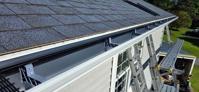 Skaneateles, NY, Gutter Cover Installation - Before Photo