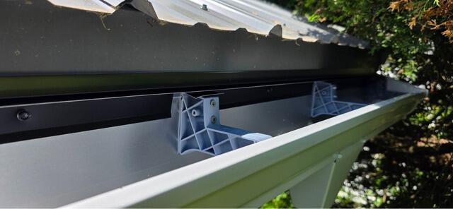Cortland, NY, Gutter Guard Installation - Before Photo