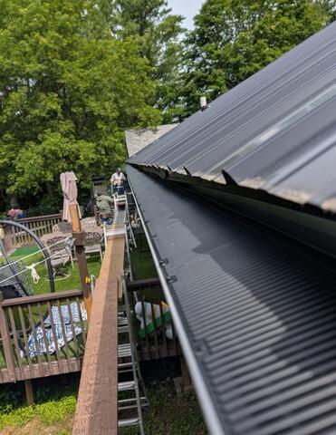 Seamless Gutter Installation in Black River, NY - After Photo