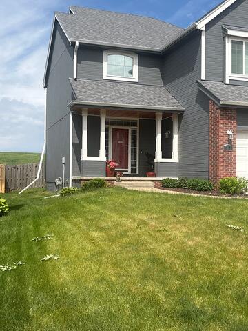 Roof inspection and gutter repair - Before Photo
