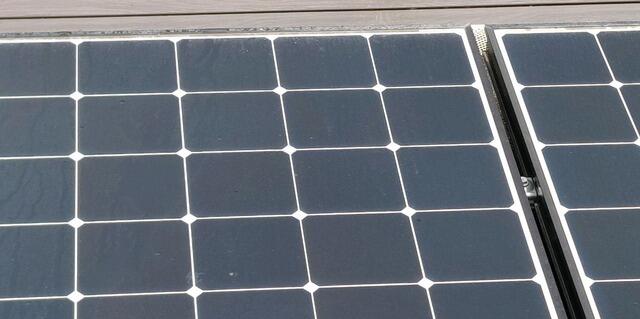 Solar Panel Cleaning in Southington, CT - Before Photo