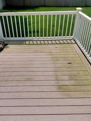 Deck Cleaning in Southport, CT - Before Photo