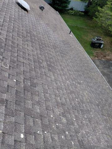 Removing Dark Roof Stains in Orange, CT - After Photo