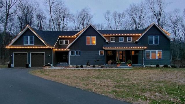 Professional Holiday Lights in Woodbridge, CT - After Photo