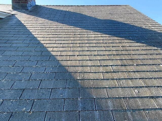 Roof Soft Washing Before and After in Hamden, CT - After Photo