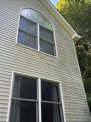 Siding Soft Wash Before and After in Bethel, CT