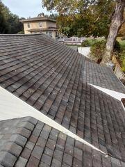 Roof Cleaning Before and After in Woodbury, CT