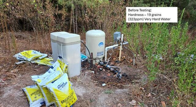 True Test for the WaterMax Water Softener on a Well in Waller Texas - 