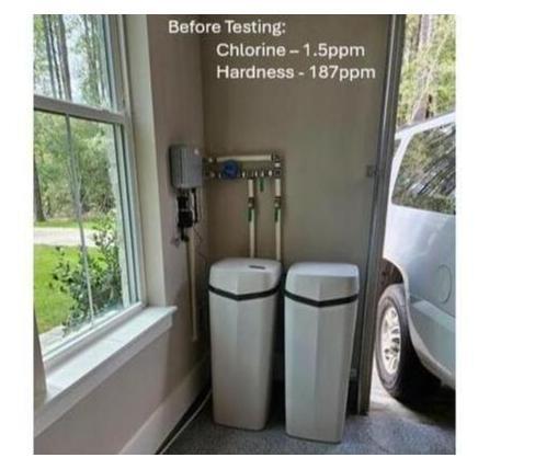 Hague WaterMax Water Softener & Reverse Osmosis Filtration installation w/ WIFI Remote Water Shut-off in Texas Grand Ranch, Huntsville, Texas - 
