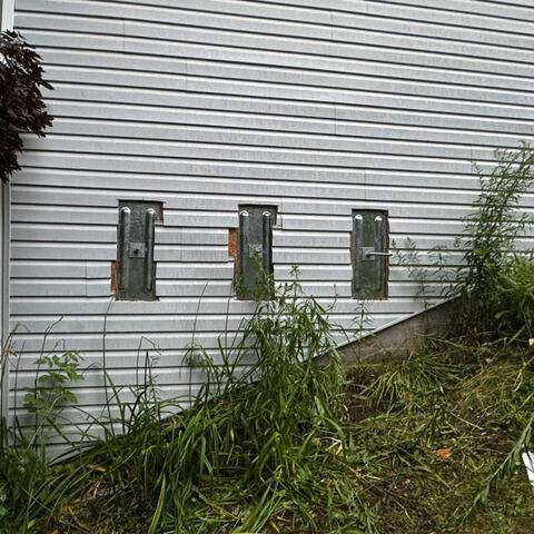 Failing Garage Foundation in Parry Sound, Ontario