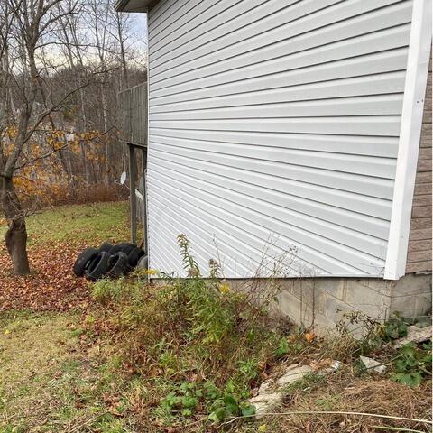Failing Garage Foundation in Parry Sound, Ontario
